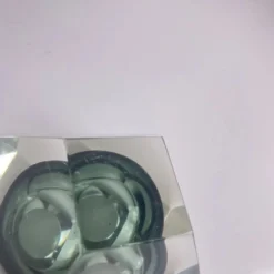 Cendrier / vide poche Sommerso en verre de Murano, forme diamant, Italie, 1970