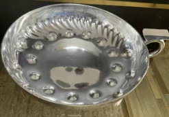 Cendrier vintage XXL en aluminium