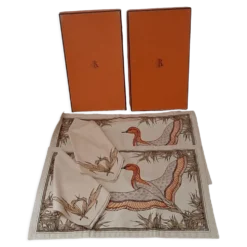 Centre de table et serviette Hermes