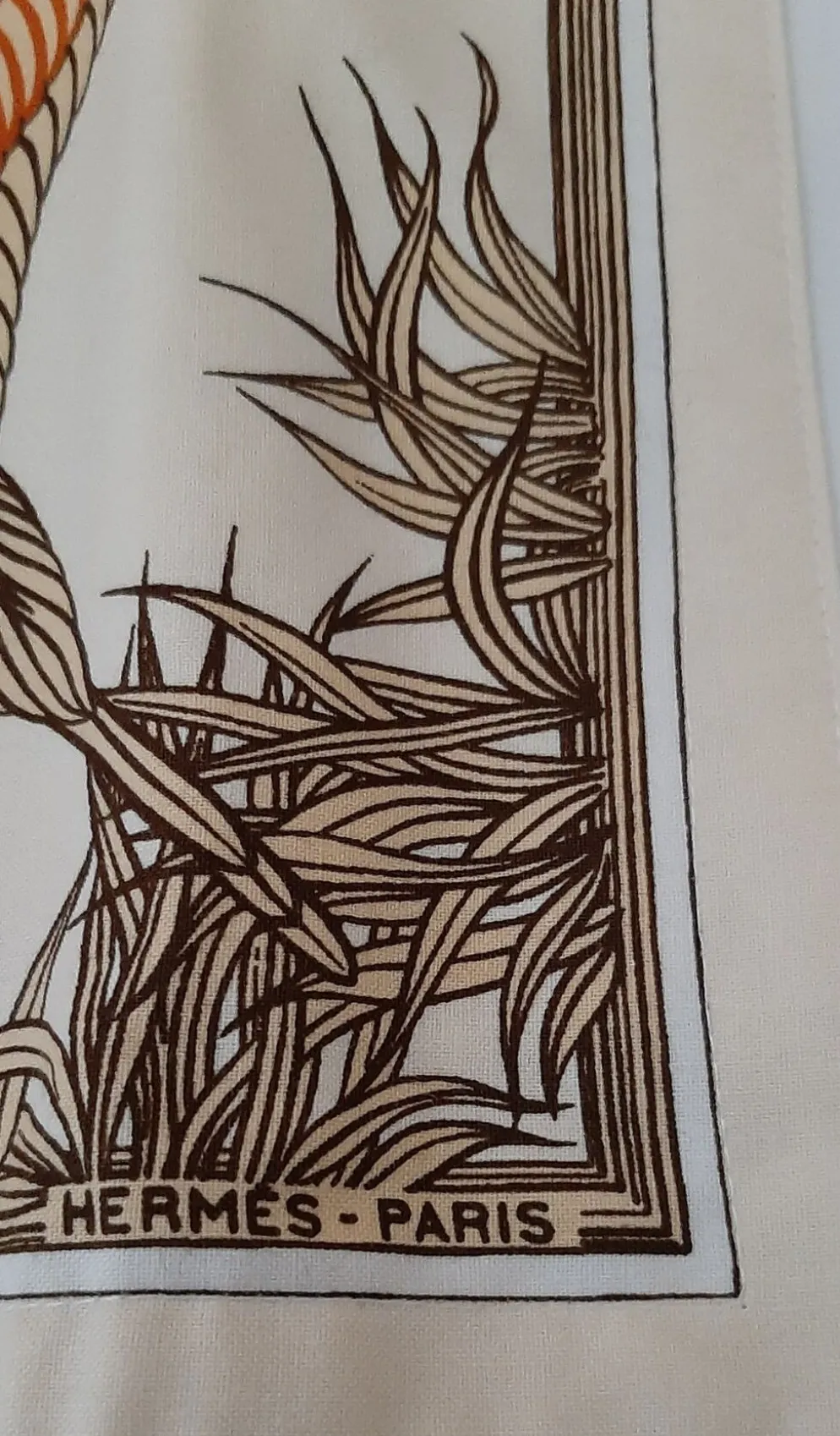 Centre de table et serviette Hermes