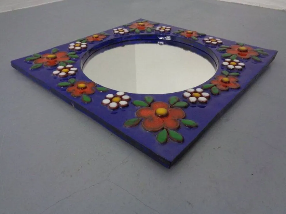 Ceramic Mirror by Katharina Bläser Studio, 1970s