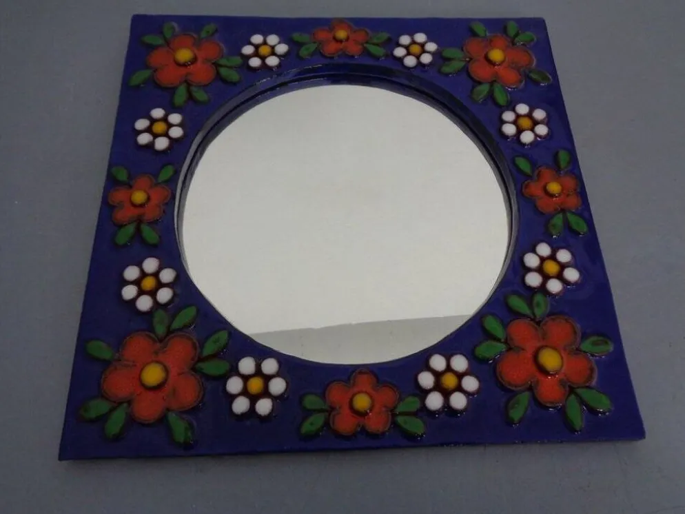 Ceramic Mirror by Katharina Bläser Studio, 1970s