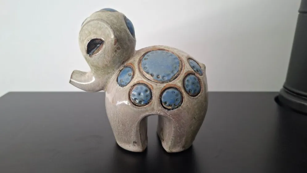 Ceramique Gustavsberg Ringo 2 éléphant - Britt-Louise Sundell - années