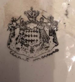 Cerart Monaco Plat Rond Sur Petit Pied Céramique Emaillée Vers 1950