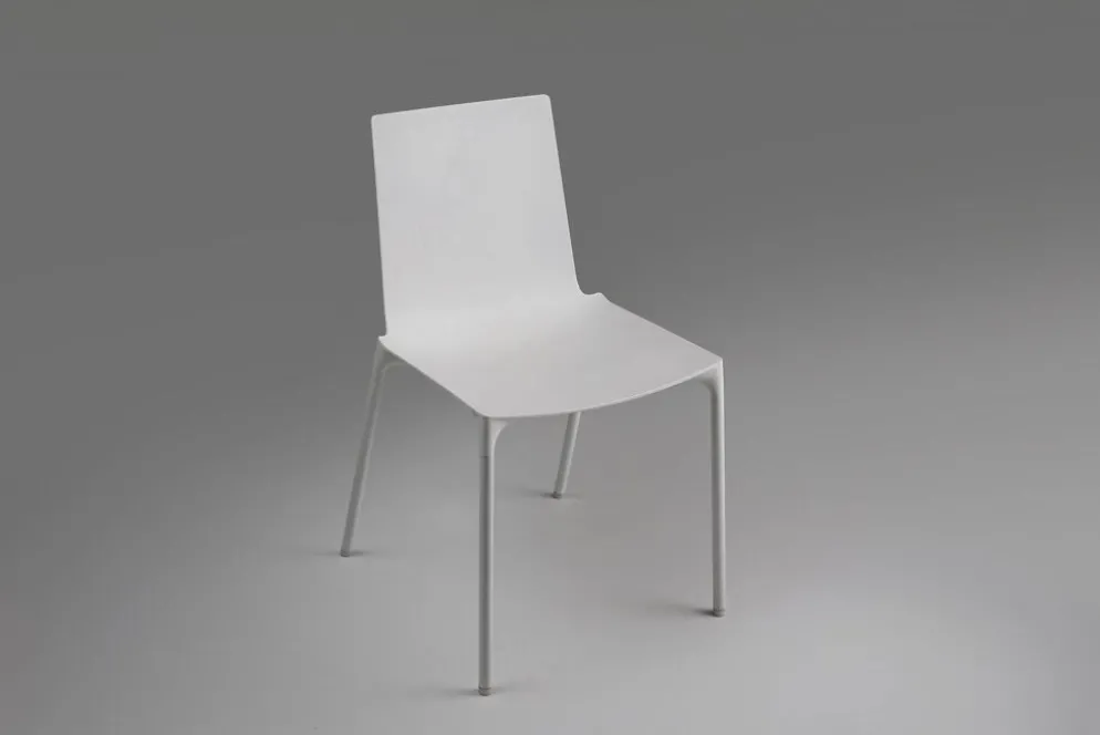 Chaise blanche design du 21e siècle, Belgique