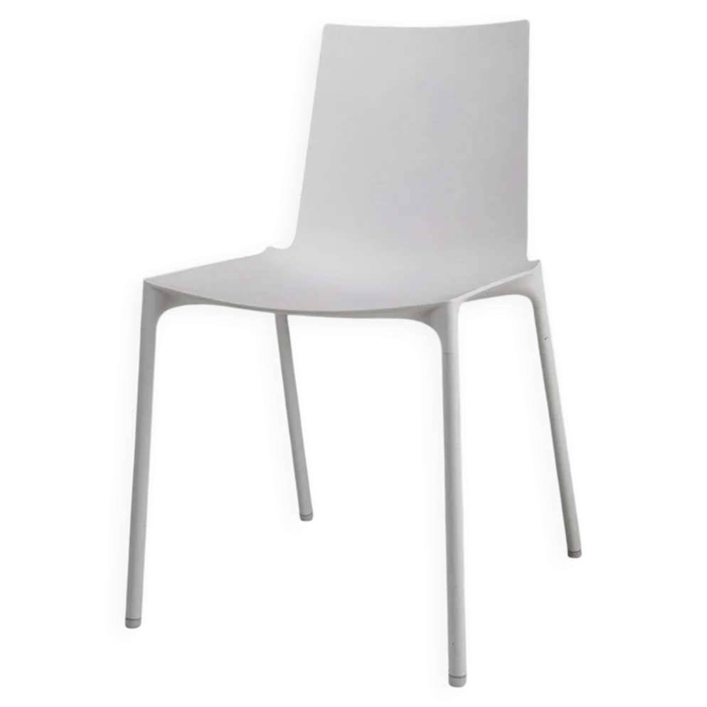 Chaise blanche design du 21e siècle, Belgique