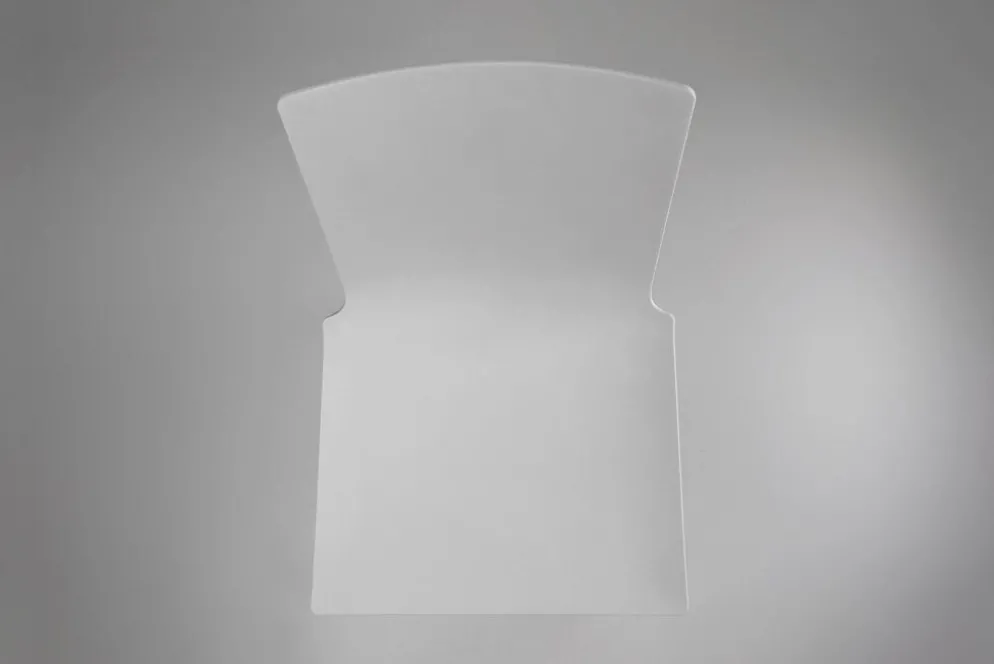 Chaise blanche design du 21e siècle, Belgique