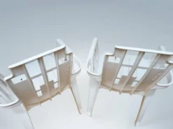 Chaise Boston empilable en plastique par Pierre Paulin pour Henry Massonnet années 1980