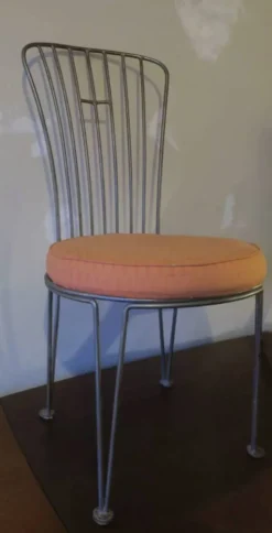 Chaise de jardin en fonte du début du 20e siècle