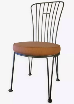 Chaise de jardin en fonte du début du 20e siècle