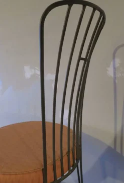 Chaise de jardin en fonte du début du 20e siècle
