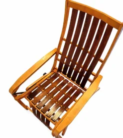 Chaise en bois courbé Thonet Siesta Medizinal 1951 fauteuil lounge