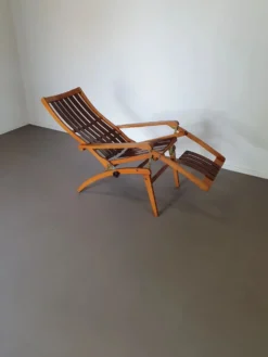 Chaise en bois courbé Thonet Siesta Medizinal 1951 fauteuil lounge