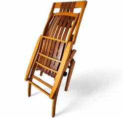 Chaise en bois courbé Thonet Siesta Medizinal 1951 fauteuil lounge