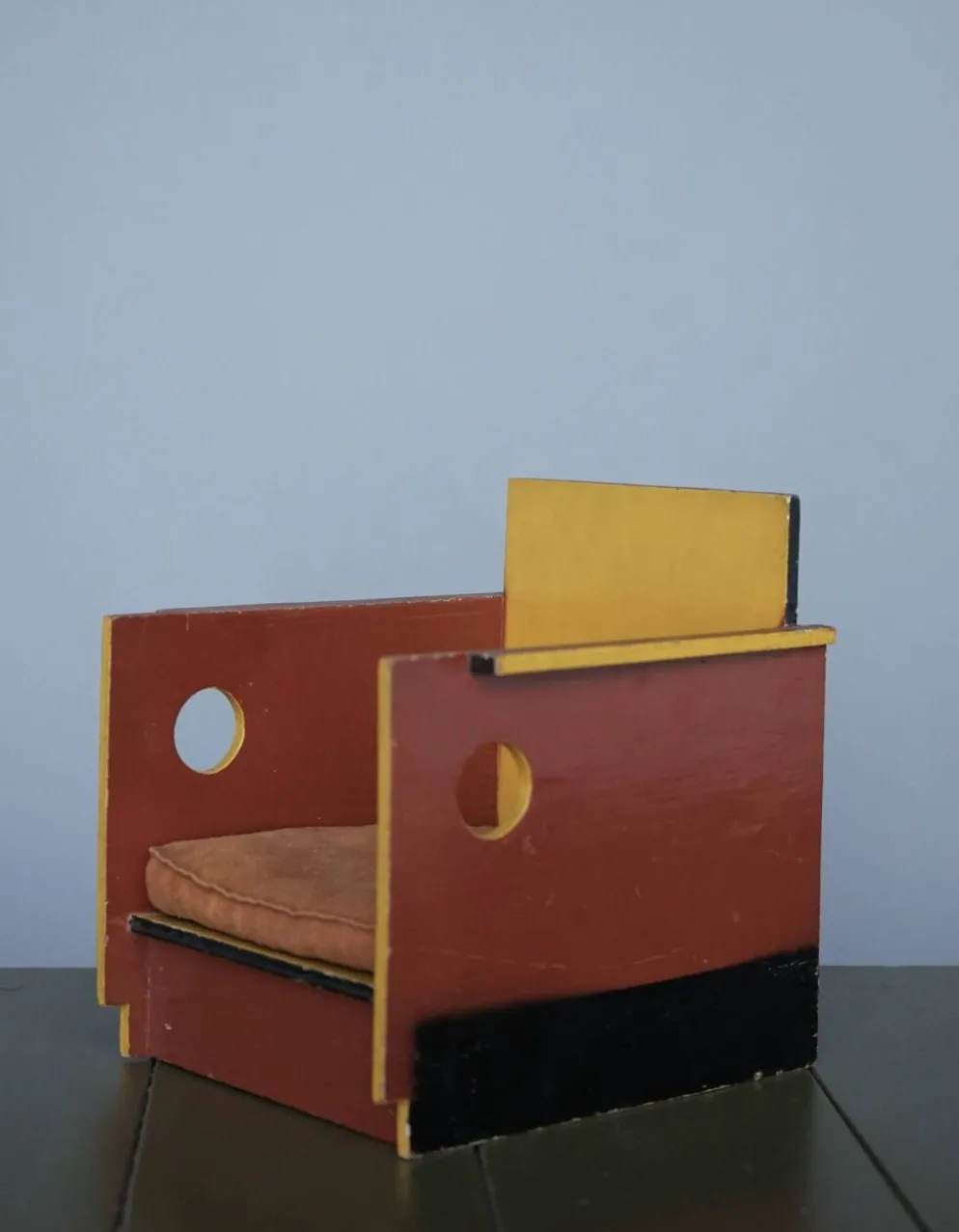 Chaise en jouet moderniste rare par Ko Verzuu pour Ado, années 1930