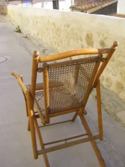 Chaise longue ancienne vers 1900