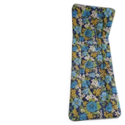 Chaise longue annees 60/70 tissu fleuri