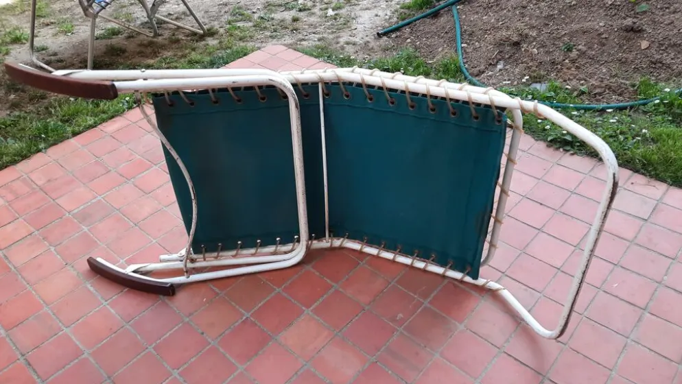 Chaise longue basculante