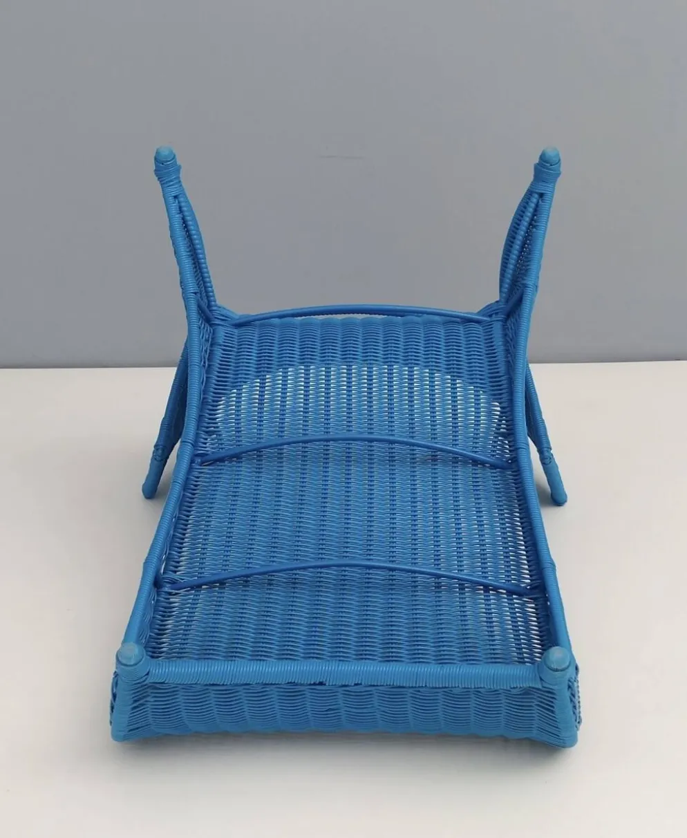 Chaise longue basse bleu ciel par Monika Mudler pour IKEA, 2001