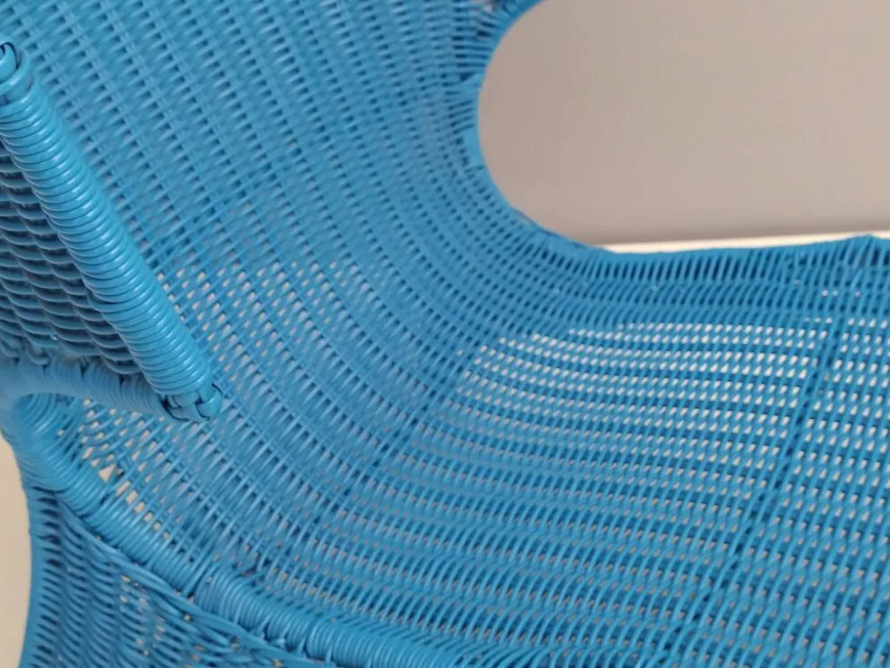 Chaise longue basse bleu ciel par Monika Mudler pour IKEA, 2001