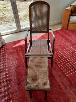 Chaise longue bateau cannée