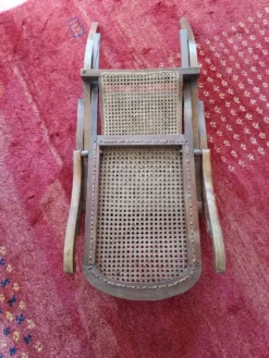 Chaise longue bateau cannée