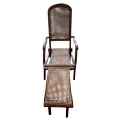 Chaise longue bateau cannée