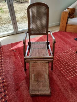 Chaise longue bateau cannée