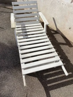 Chaise longue bois