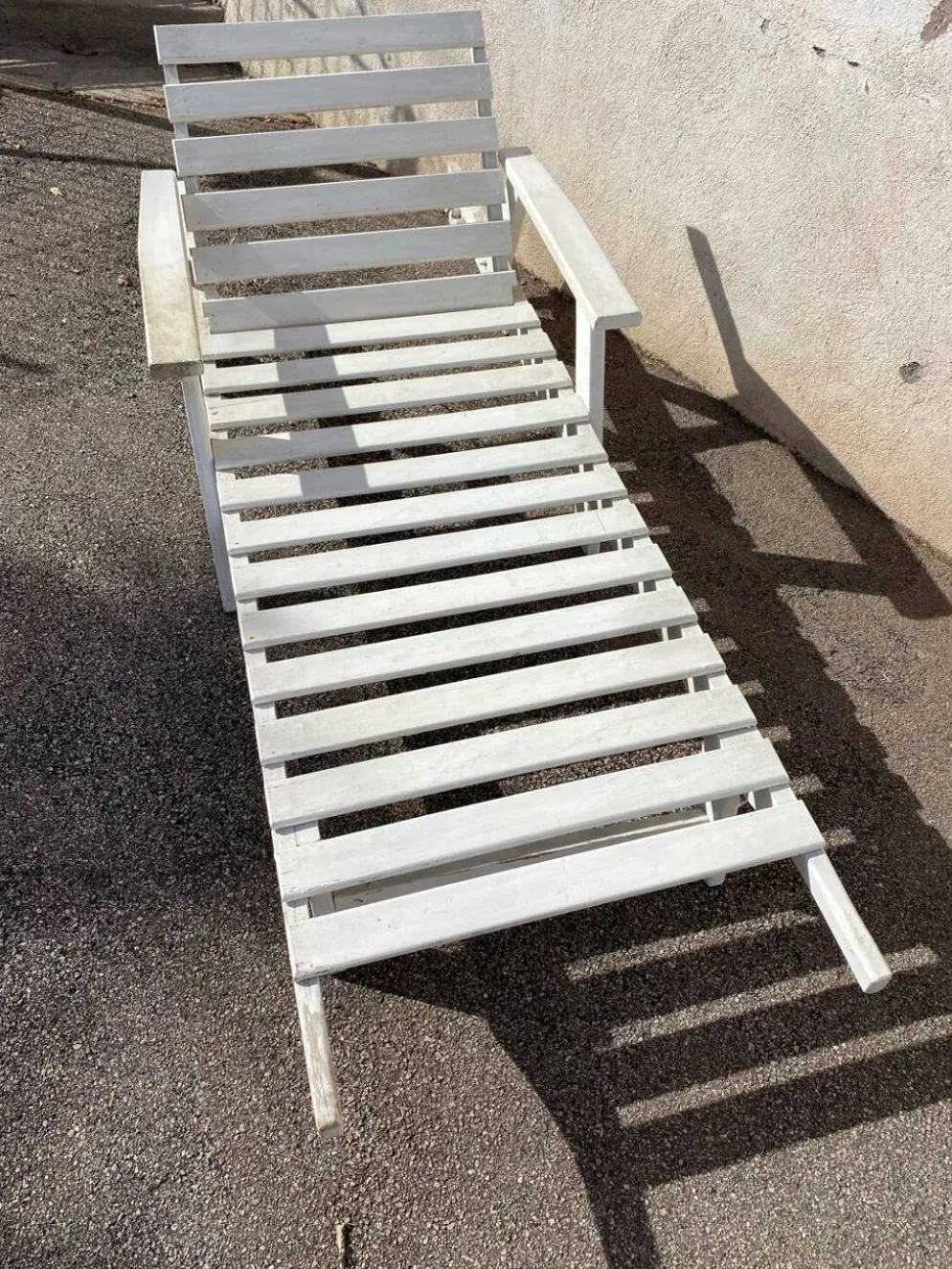 Chaise longue bois