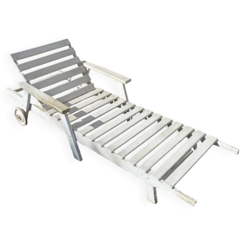 Chaise longue bois