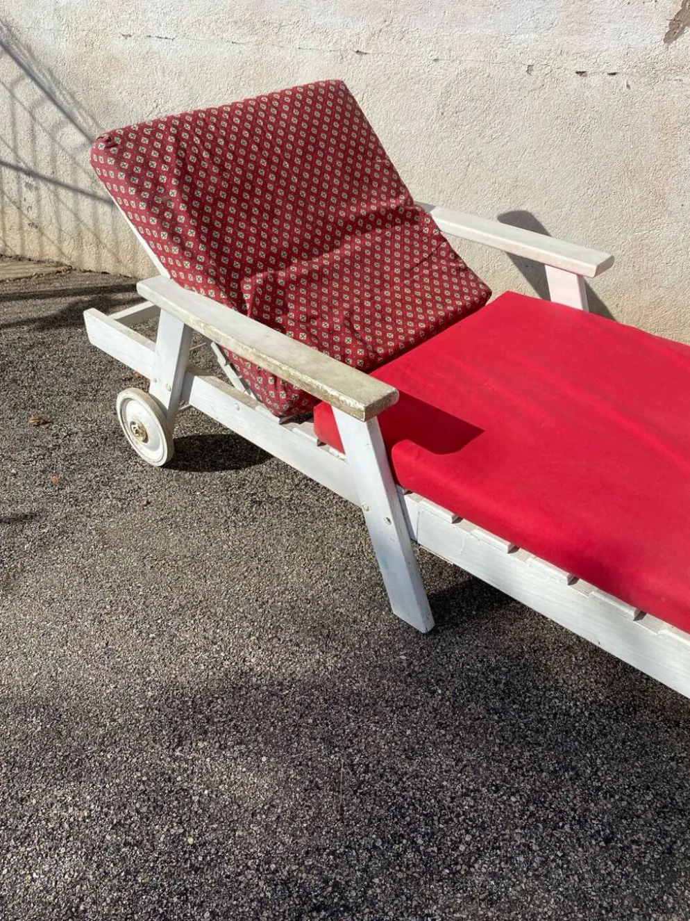 Chaise longue bois