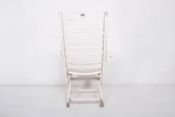 Chaise longue de jardin avec repose-pieds