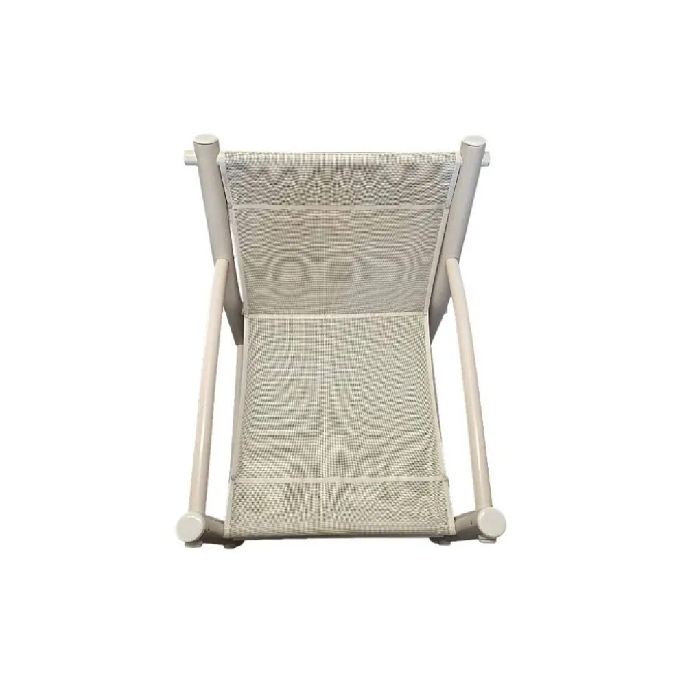 Chaise longue de jardin en PVC vintage, années 1970