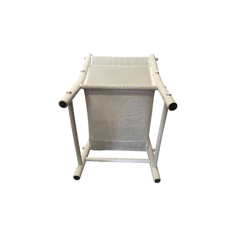 Chaise longue de jardin en PVC vintage, années 1970