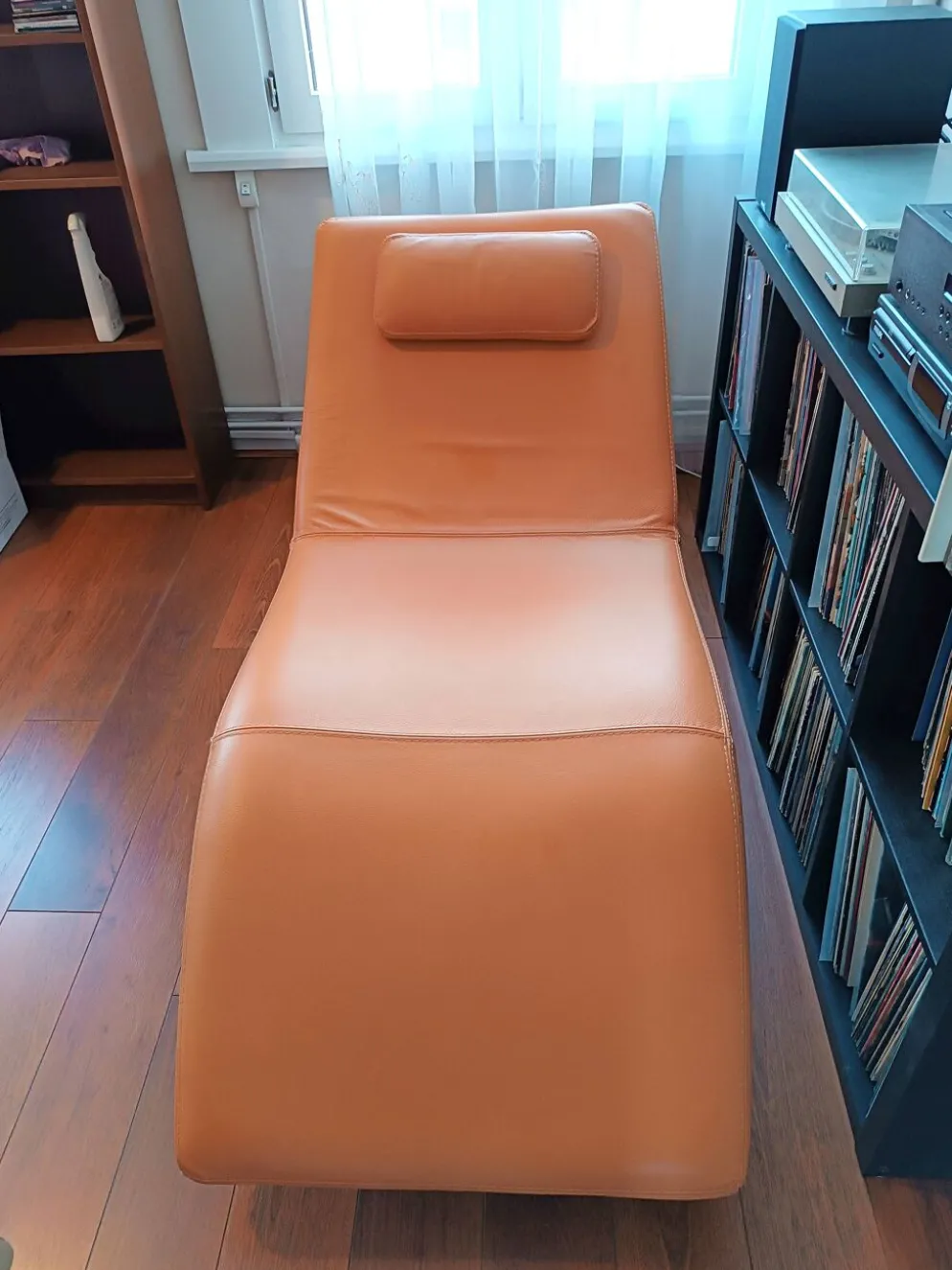 Chaise longue Deluxe cuir