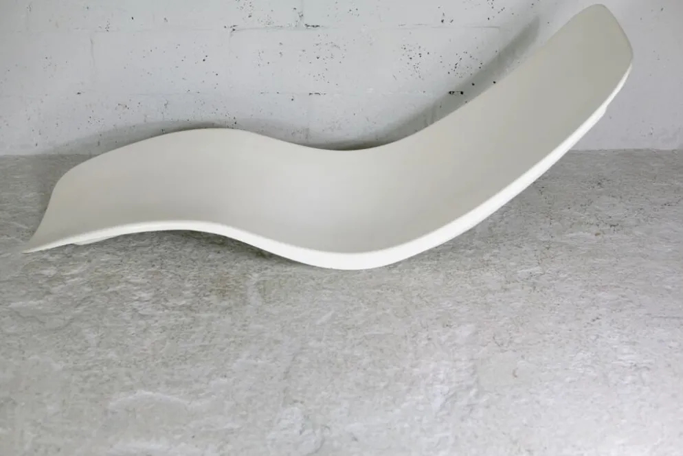 Chaise longue en fibre de verre, Charles Zublena, circa 1965