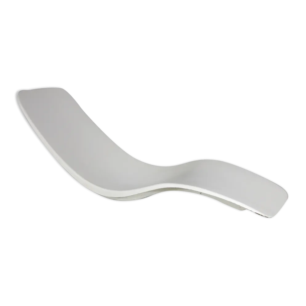 Chaise longue en fibre de verre, Charles Zublena, circa 1965
