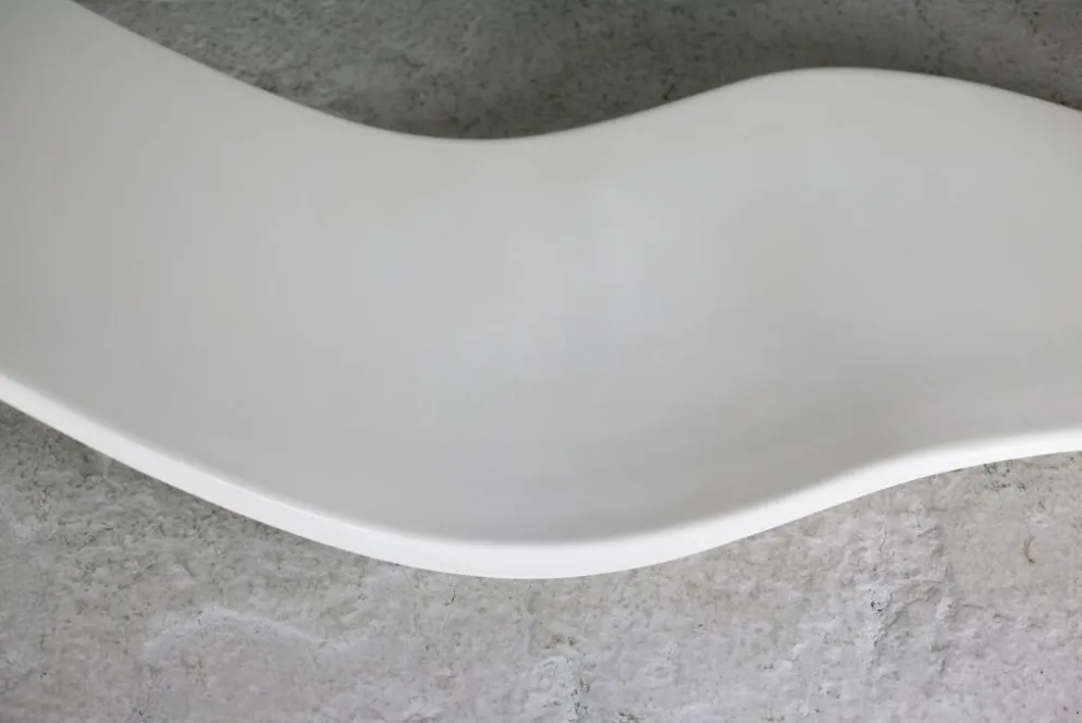 Chaise longue en fibre de verre, Charles Zublena, circa 1965