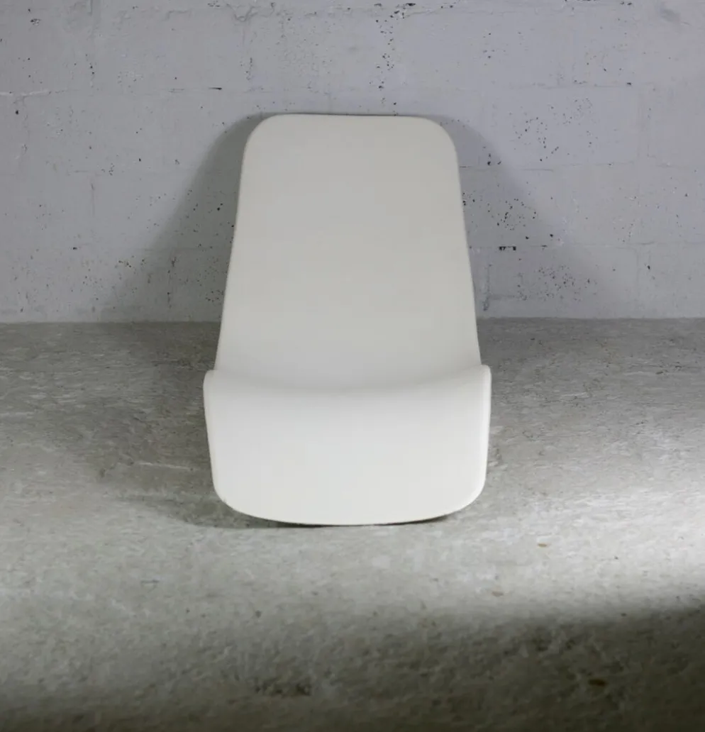 Chaise longue en fibre de verre, Charles Zublena, circa 1965