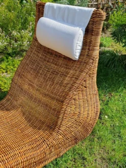 Chaise longue en rotin Karlskrona de Karl Malmvall pour Ikea