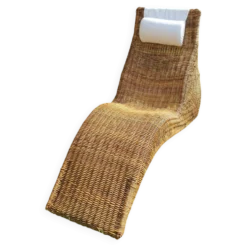 Chaise longue en rotin Karlskrona de Karl Malmvall pour Ikea
