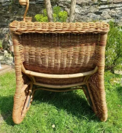 Chaise longue en rotin Karlskrona de Karl Malmvall pour Ikea