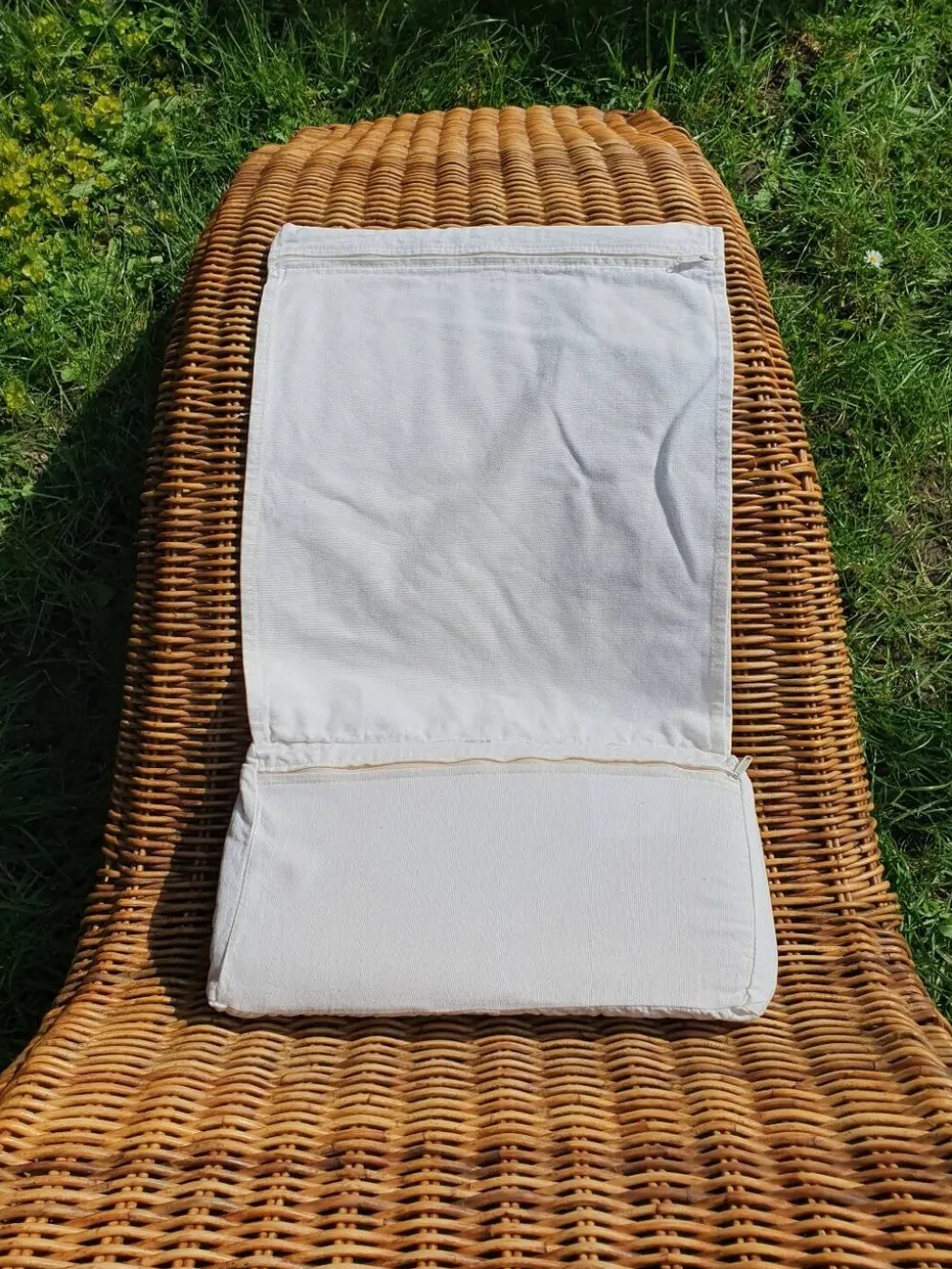 Chaise longue en rotin Karlskrona de Karl Malmvall pour Ikea