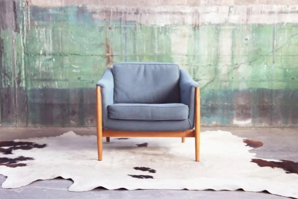 Chaise longue moderne danoise pour Dux par Folke Ohlsson