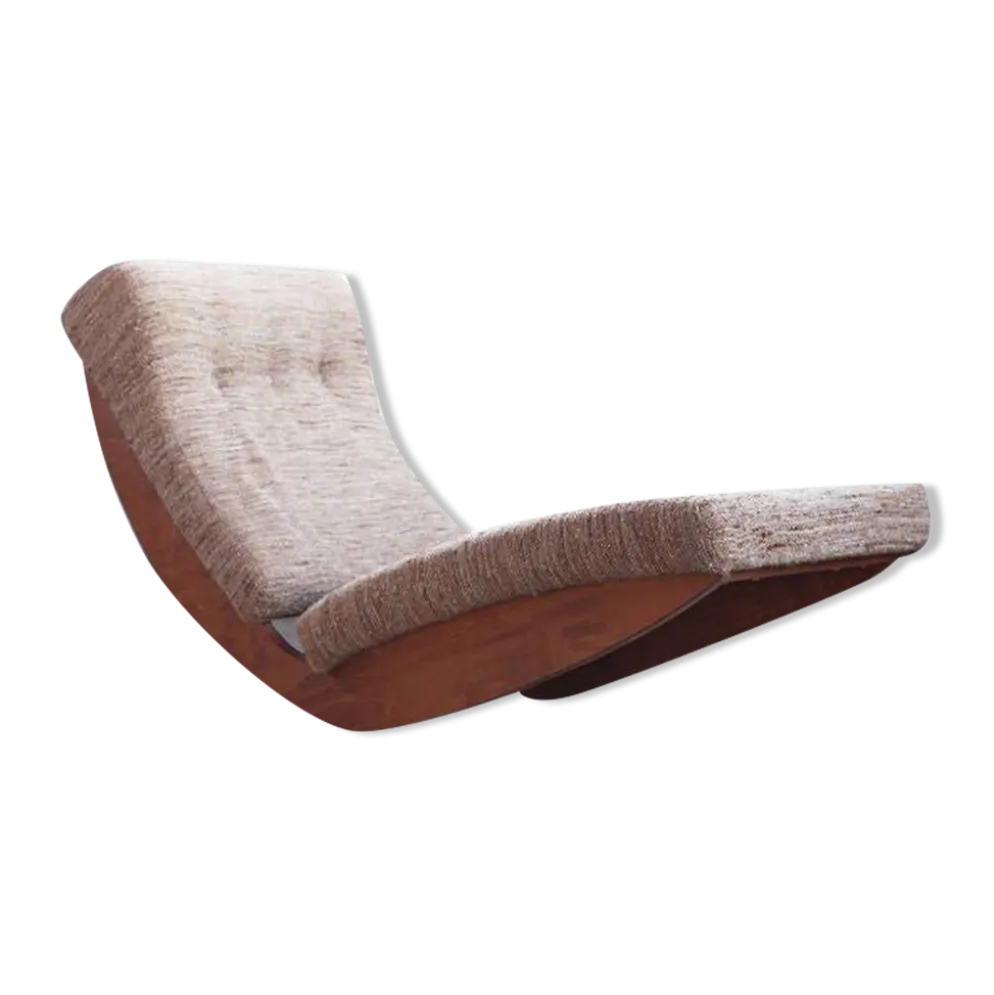 Chaise longue rembourrée