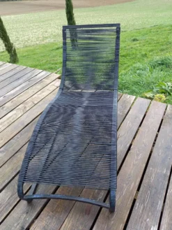 Chaise longue scoubidou