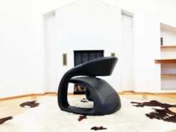 Chaise longue sculpturale 80s