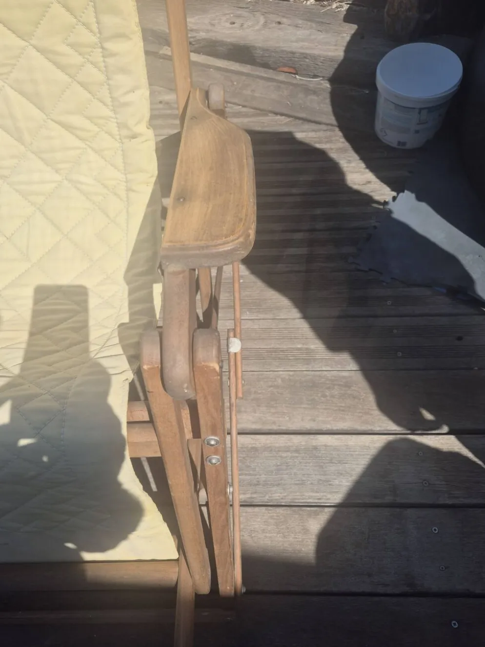 Chaise longue transat année 50