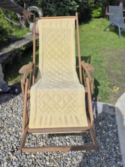 Chaise longue transat année 50